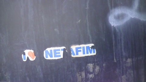 Container bearing Netafim Label, photographed by Corporate Watch in January 2013