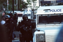 PSNI at Ardoyne Riots 2011 Credit: Sineakee
